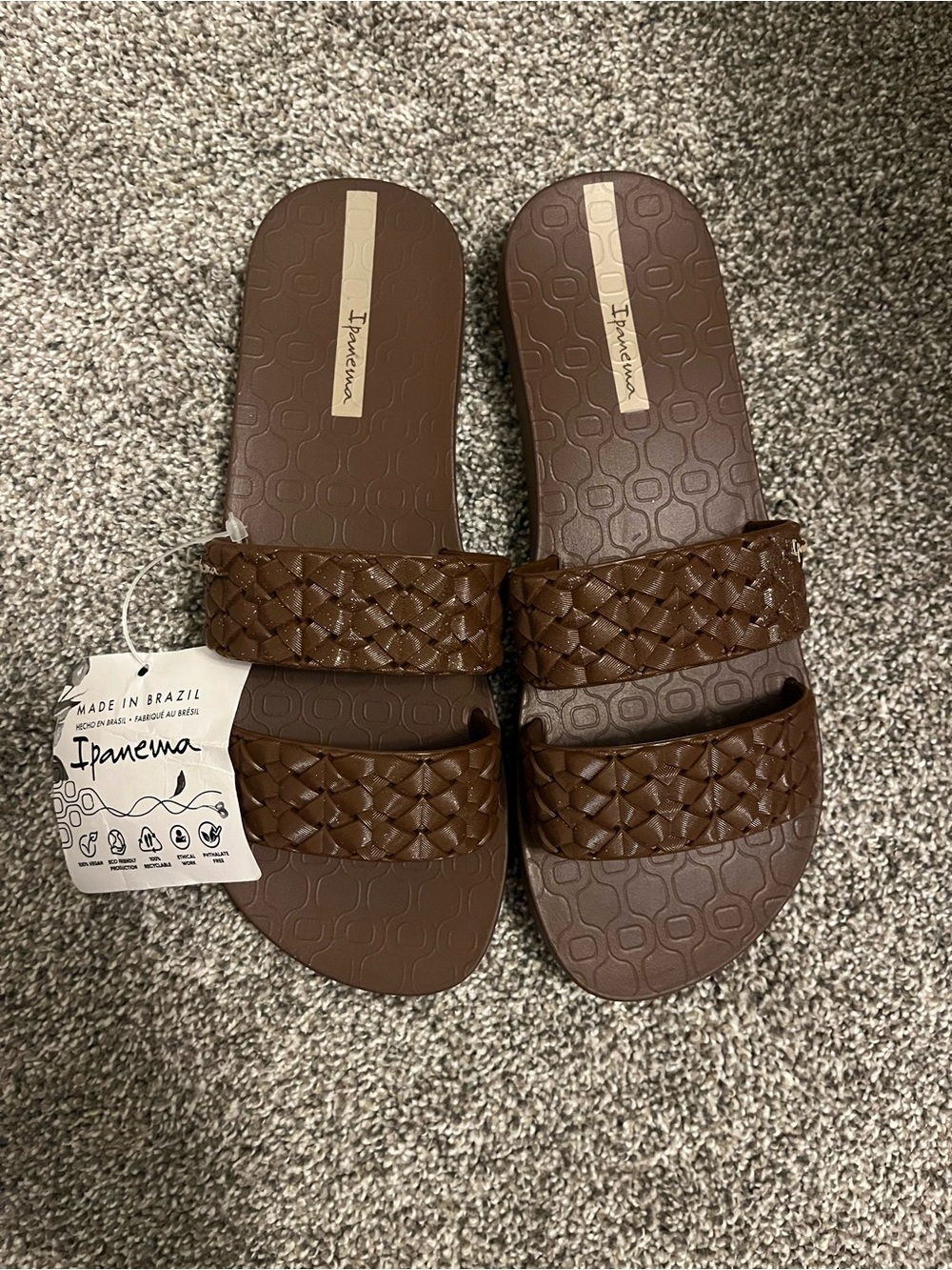 NWT Ipanema Women's Brown Sandals 37